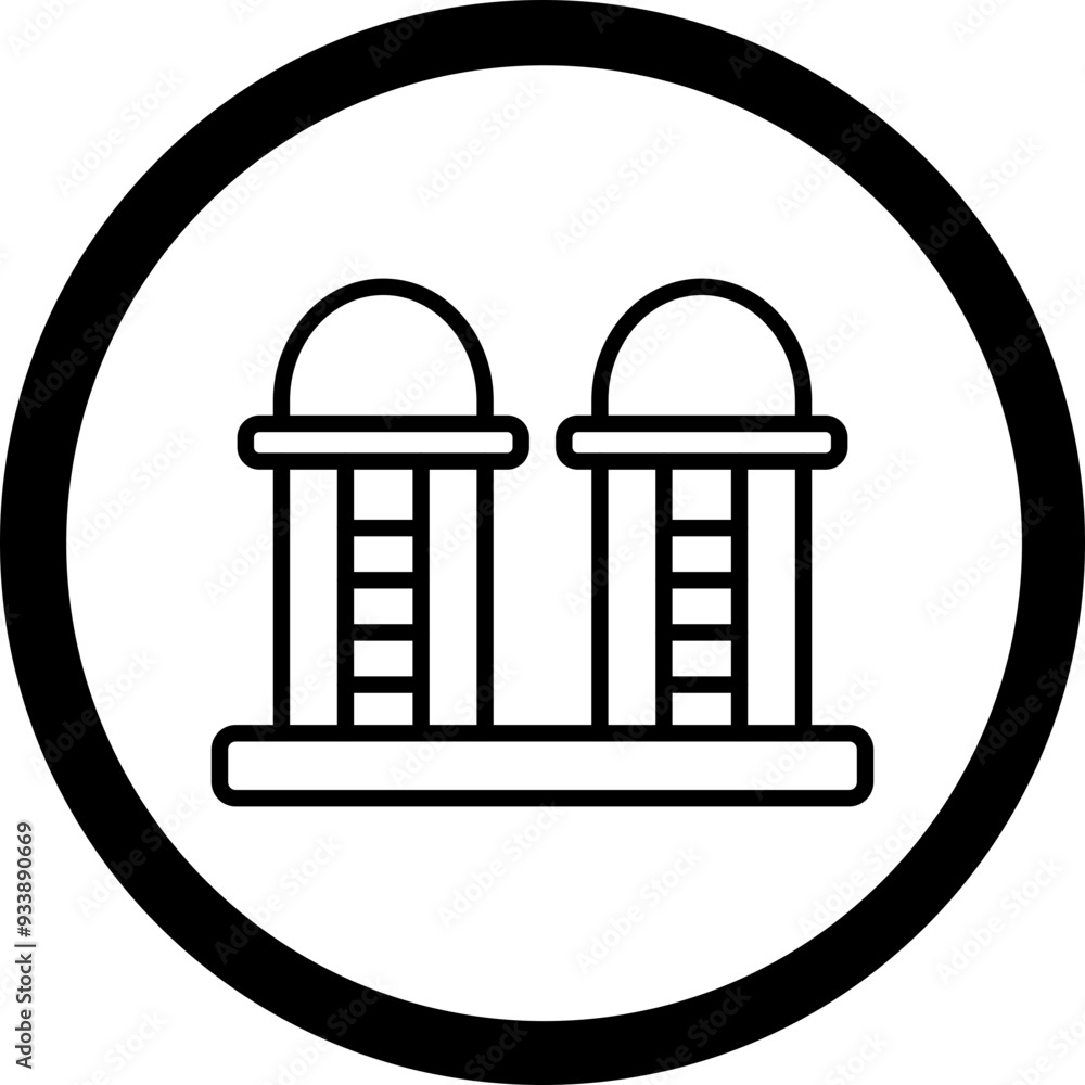 Silo Vector Icon Design Silo Vector Icon Design