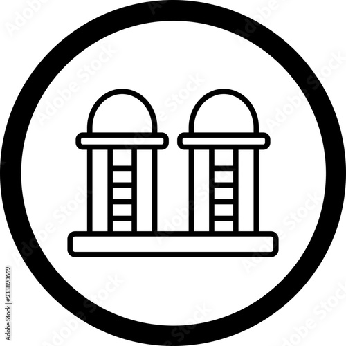 Silo Vector Icon Design