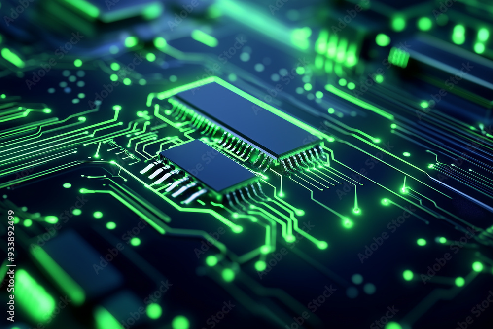 digital circuit creating a futuristic scene. showcasing intricate details of electronic circuits. This design symbolizes advanced technology in software development or data processing, digital circuit creating a futuristic scene. showcasing intricate details of electronic circuits. This design symbolizes advanced technology in software development or data processing,