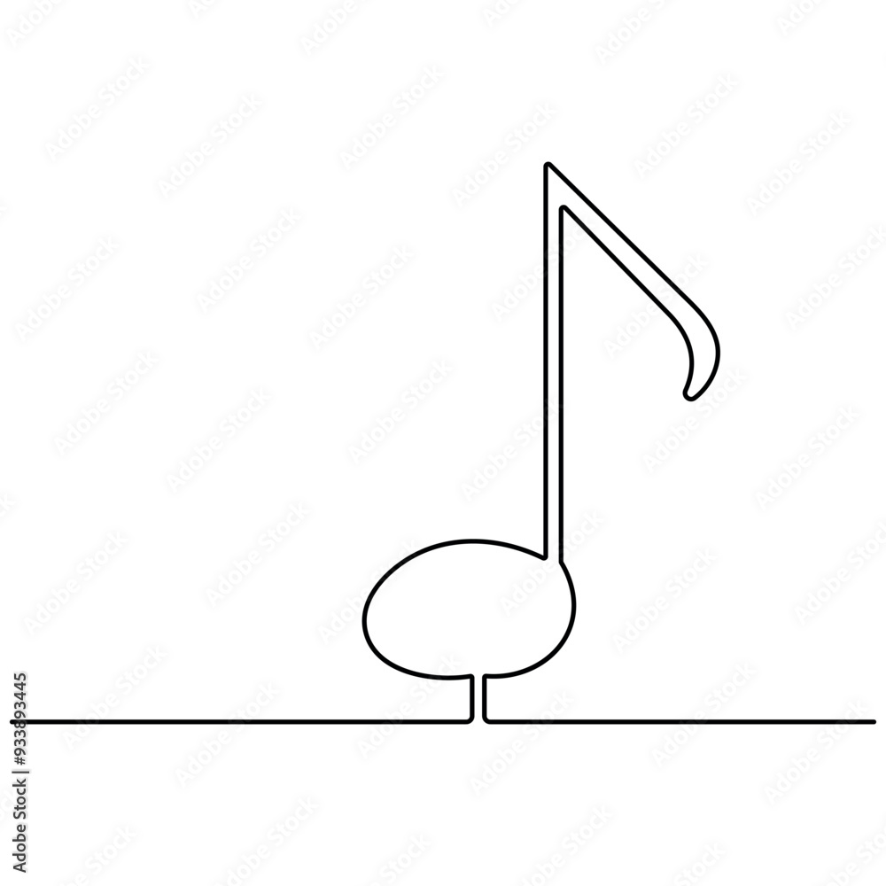 Music single line art, continuous one line drawing of Isolated outline vector art
Music single line art, continuous one line drawing of Isolated outline vector art
