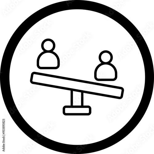 Balance Vector Icon Design