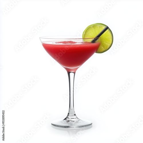 Daiquiri cocktail isolated on white background