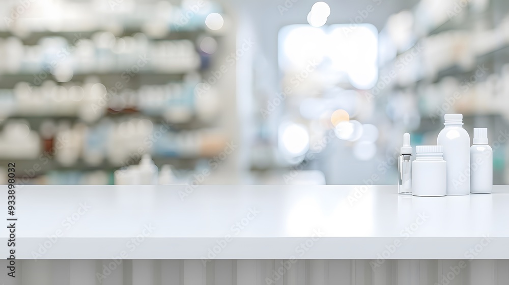 Pharmacy blur background with medicine Pharmacy blur background with medicine