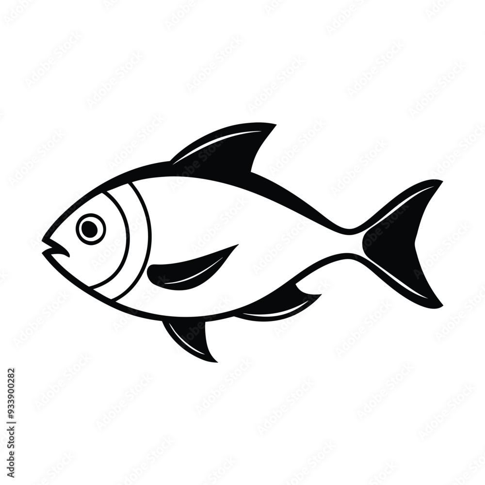 Obraz premium Fish Icon