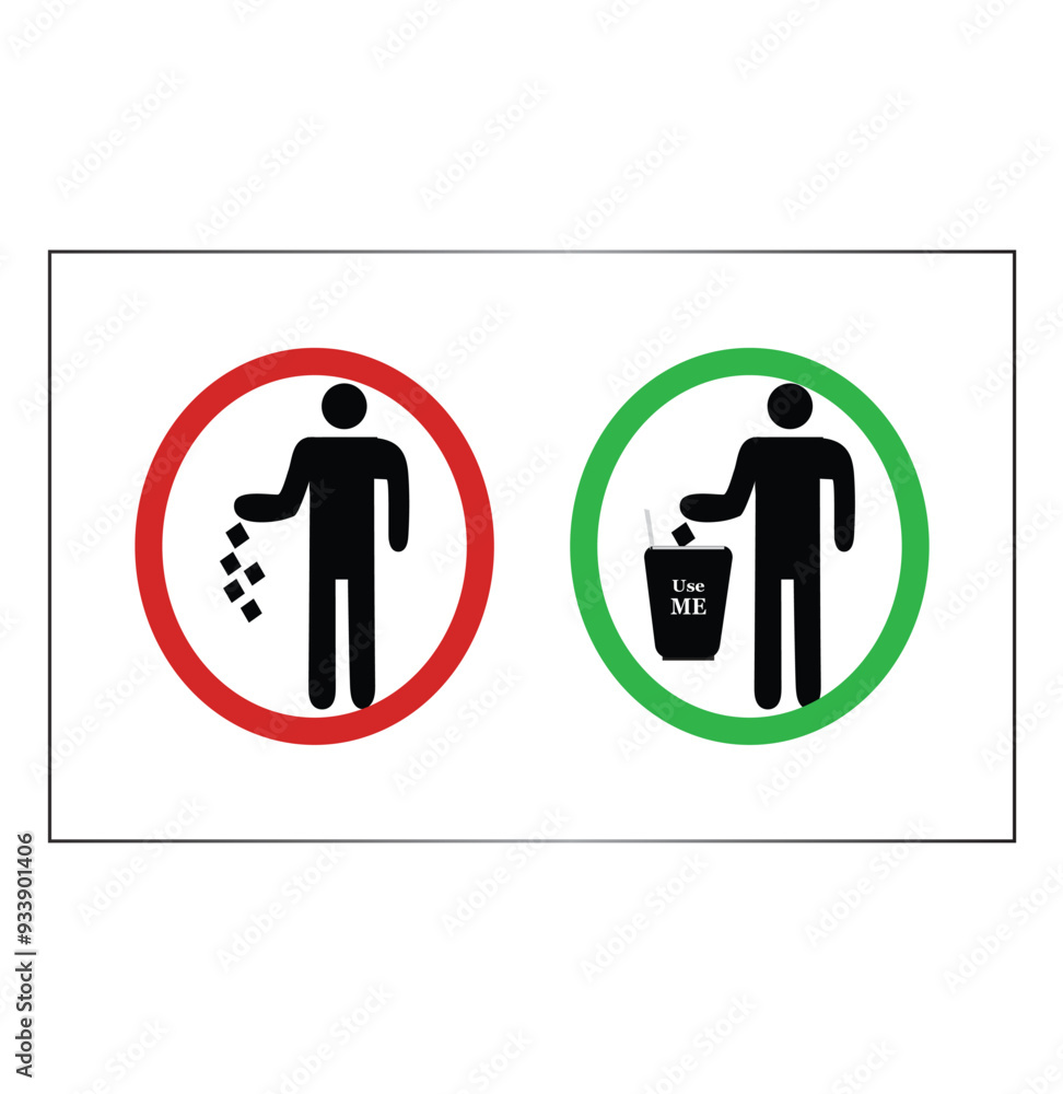 Symbol No Dumping Sign - Royalty-Free Vector Image for Download Symbol No Dumping Sign - Royalty-Free Vector Image for Download