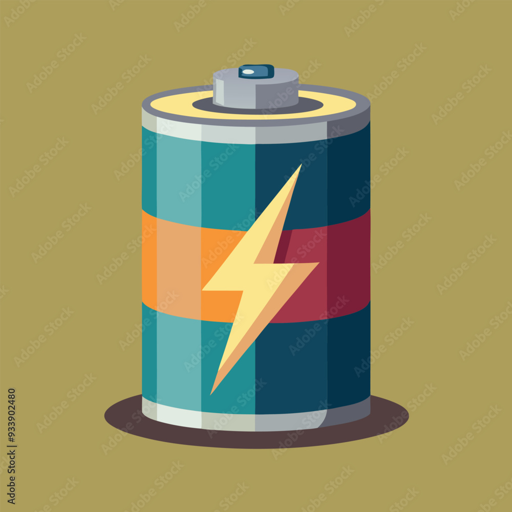 Battery Vector Design Illustration Battery Vector Design Illustration