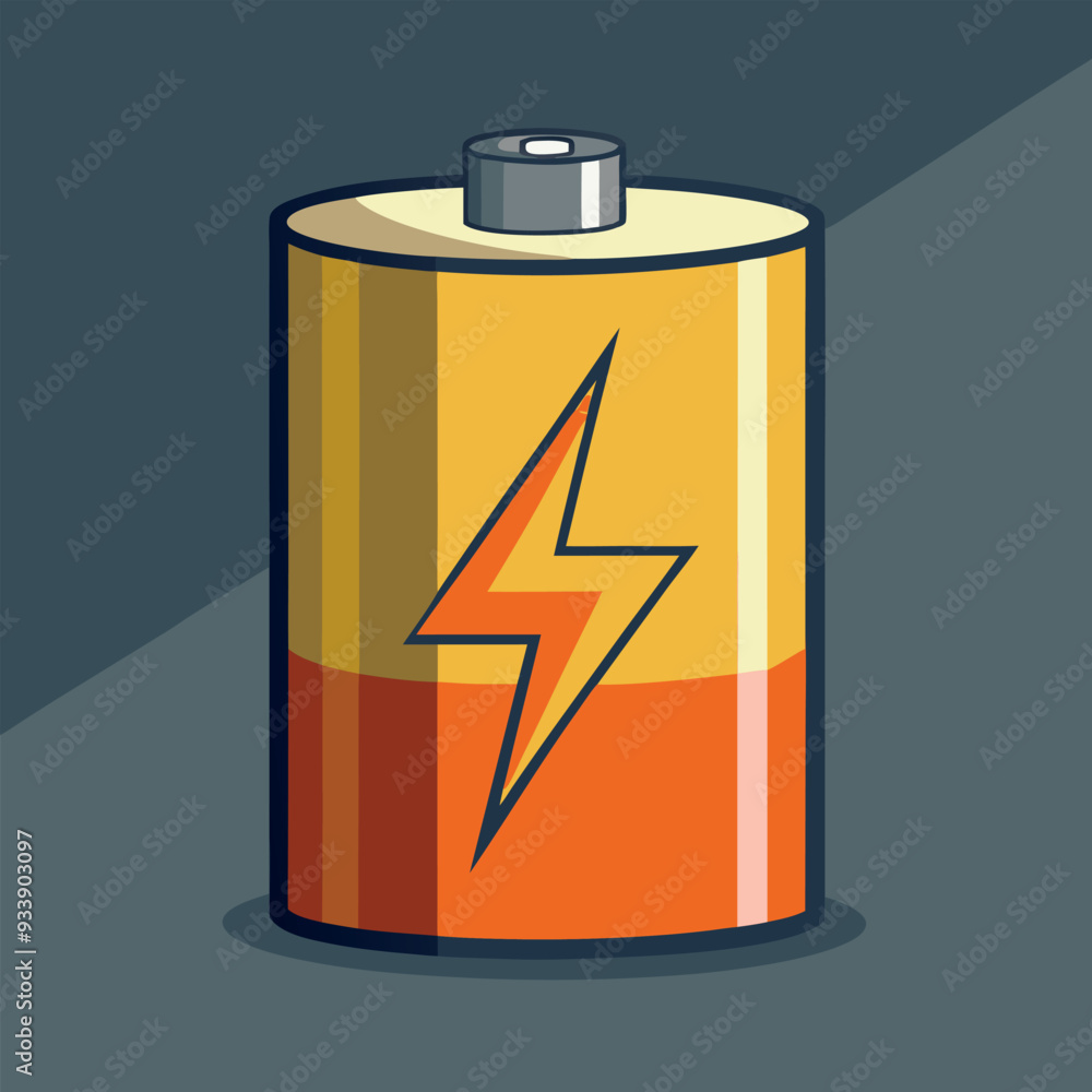 Battery Vector Design Illustration Battery Vector Design Illustration