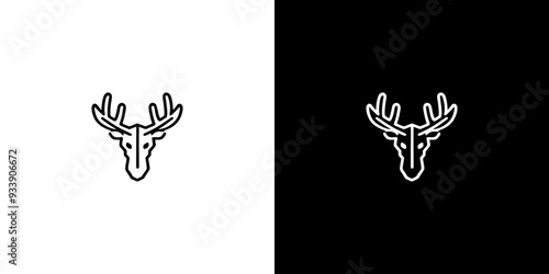 Moose outline silhouette
