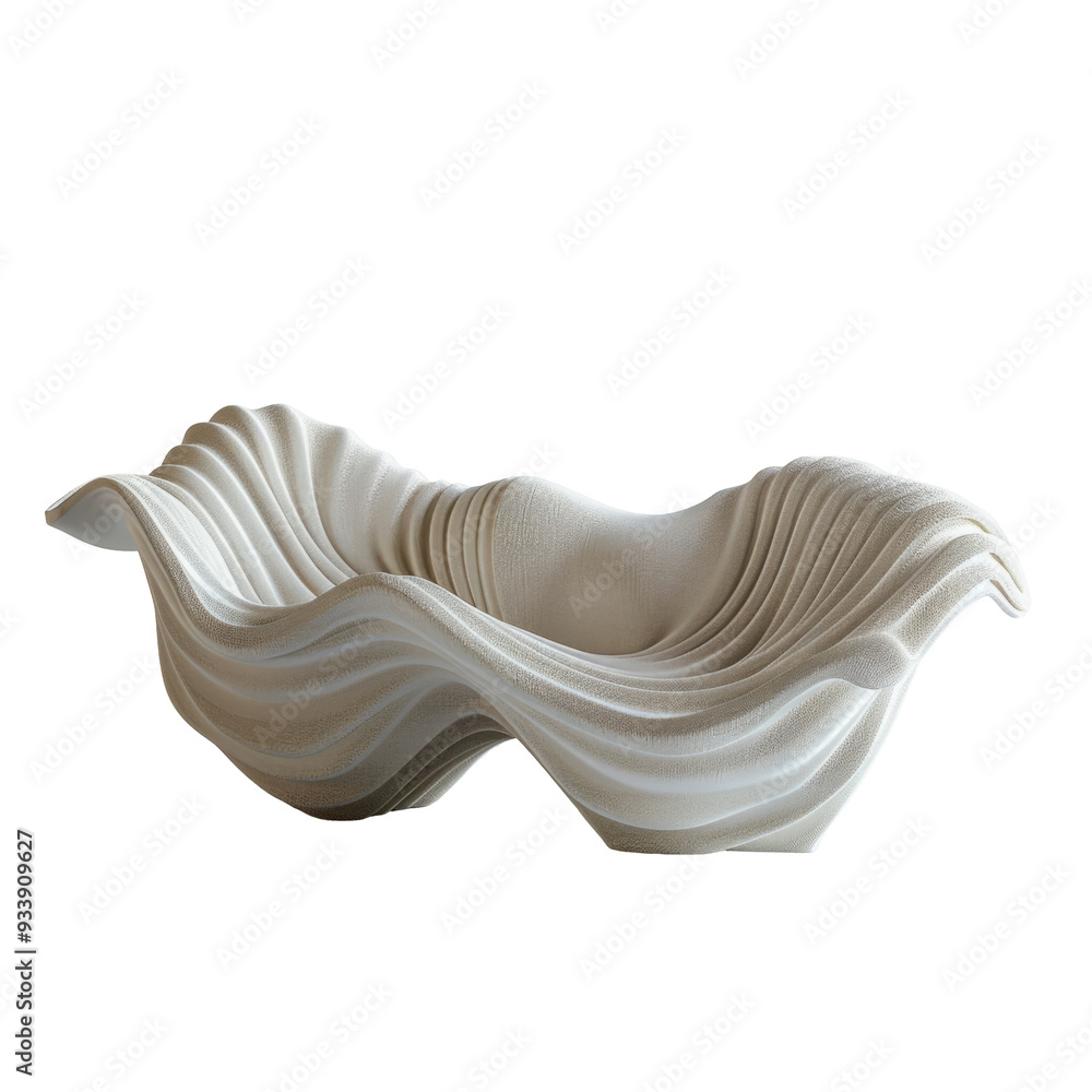 Abstract White 3D Printed Sculpture: Modern Art Home Decor and Design Inspiration Abstract White 3D Printed Sculpture: Modern Art Home Decor and Design Inspiration