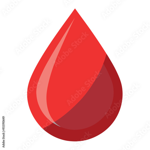 Blood Drop Vector Design Illustration