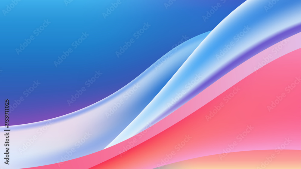 Abstract background with colorful waves, designed with gradients and smooth lines. It creates a modern and vibrant visual effect. Abstract background with colorful waves, designed with gradients and smooth lines. It creates a modern and vibrant visual effect.