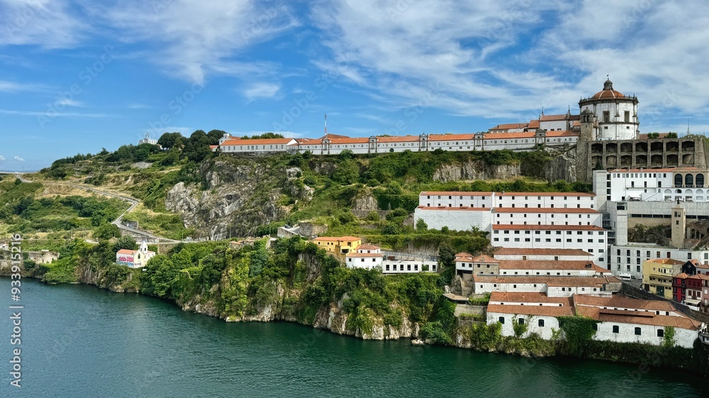 A beautiful landscape along Douro River in Porto, Portugal A beautiful landscape along Douro River in Porto, Portugal