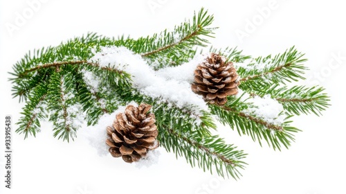 Snowy Pine Cones