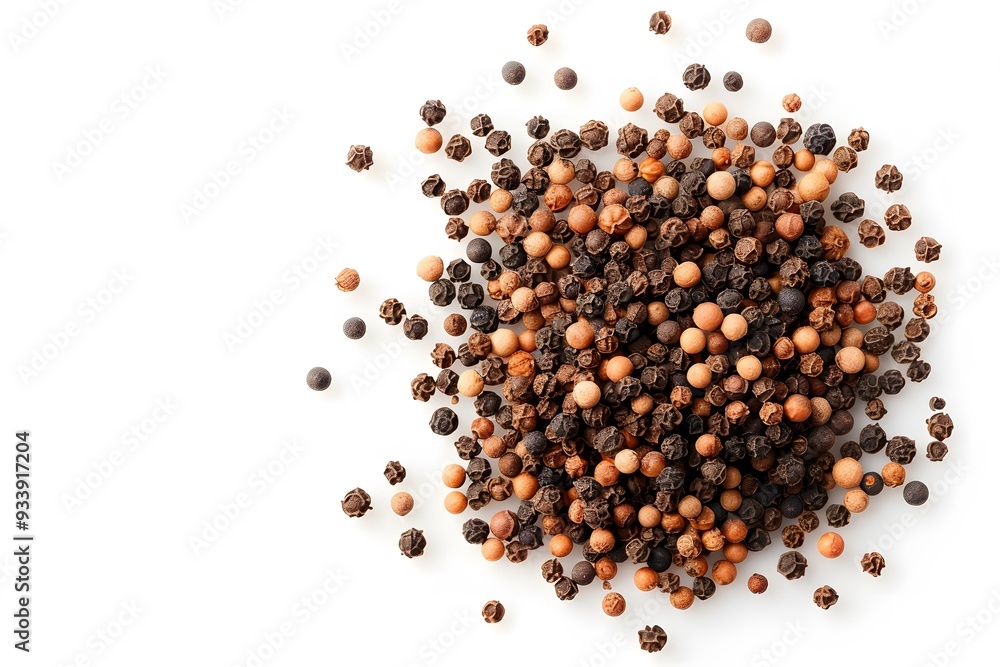 pepper on white background pepper on white background