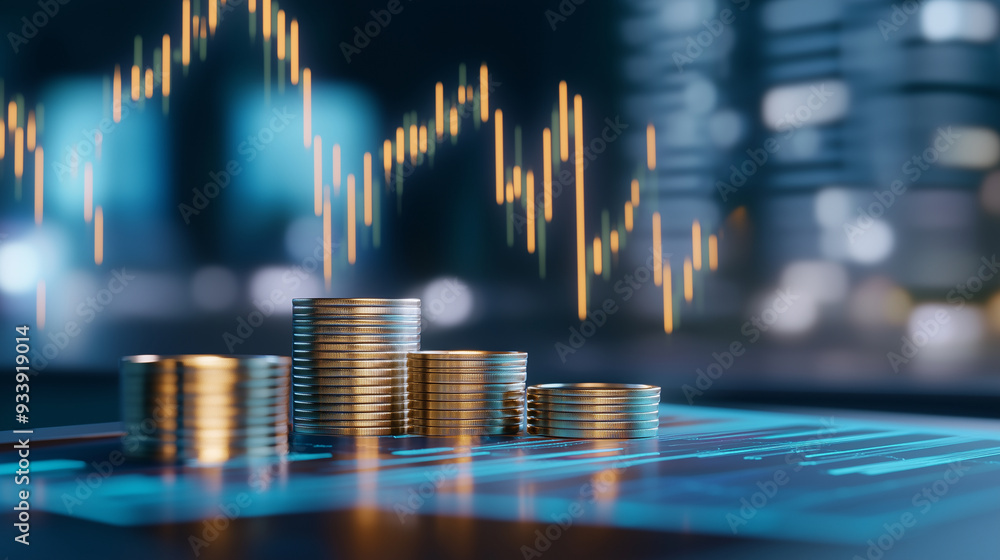 A visual representation of wealth creation through a balanced portfolio, showing a variety of assets such as stocks, real estate, and precious metals. The image features a financia A visual representation of wealth creation through a balanced portfolio, showing a variety of assets such as stocks, real estate, and precious metals. The image features a financia