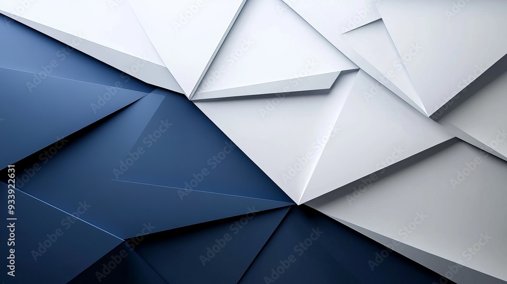 Abstract geometric patterns in blue and white tones during daylight Abstract geometric patterns in blue and white tones during daylight