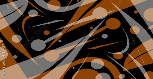 Abstract pattern. Illustration for printing on wall decorations. For use in graphics.