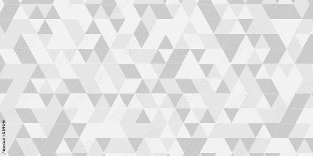 Vector geometric seamless technology gray and white diamond triangle background. Abstract digital grid light pattern white Polygon Mosaic triangle business and corporate background.
Vector geometric seamless technology gray and white diamond triangle background. Abstract digital grid light pattern white Polygon Mosaic triangle business and corporate background.
