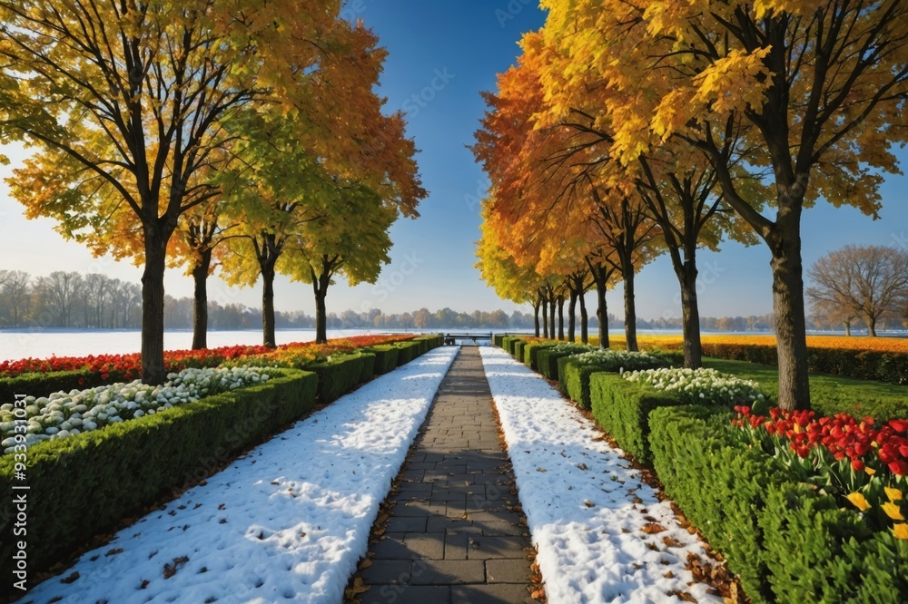 Fototapeta premium Four seasons