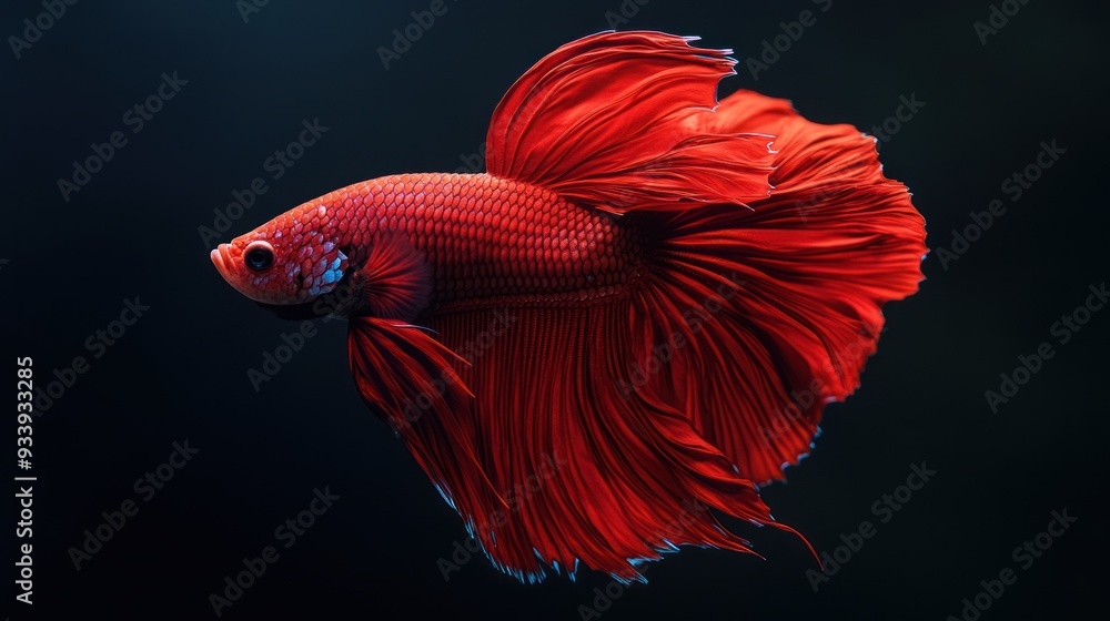Red Siamese Fighting Fish Red Siamese Fighting Fish