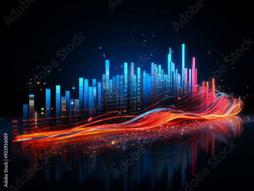 Amazing Digital abstract data concept background