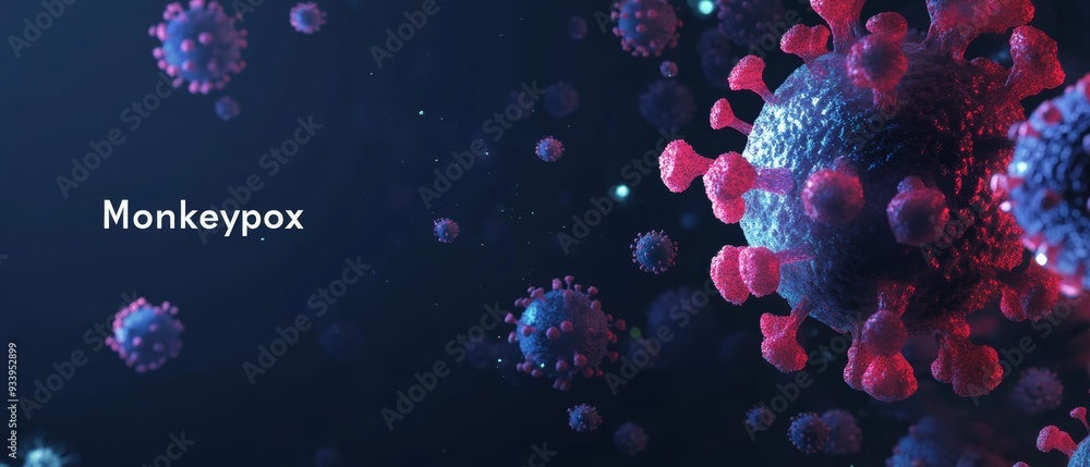Monkeypox Virus Spread Banner Design Monkeypox Virus Spread Banner Design
