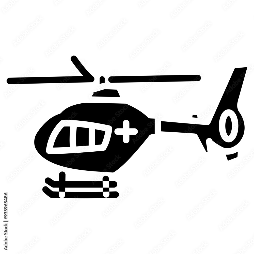 Ambulance Helicopter Icon Ambulance Helicopter Icon
