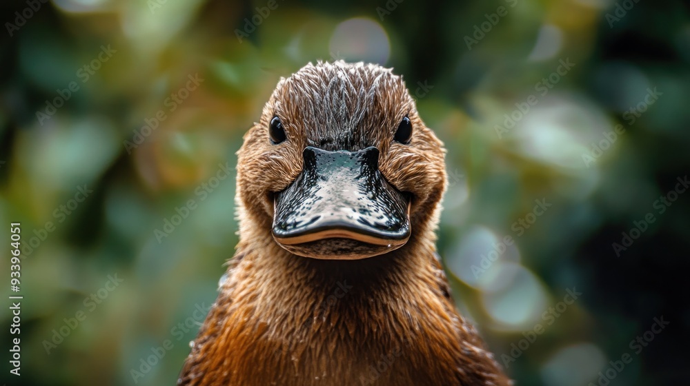 Fototapeta premium Close-up Portrait of a Duckling