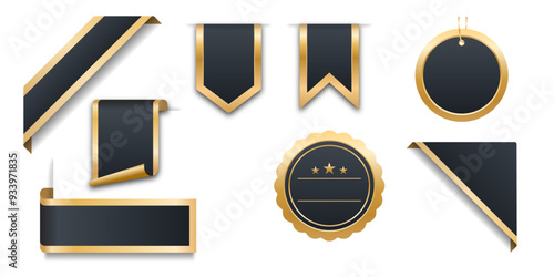 Golden luxury labels