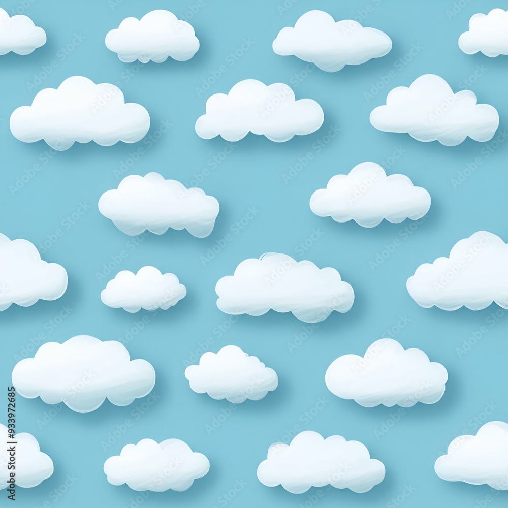 Fototapeta premium pattern with clouds background