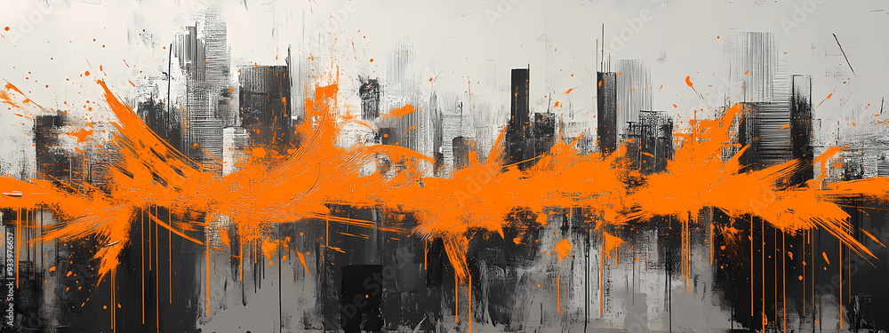 Fototapeta premium Urban Explosion of Energy