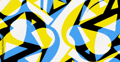 Abstract pattern. Illustration for printing on wall decorations. For use in graphics.
