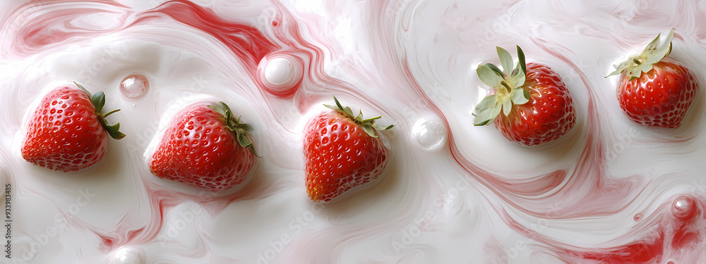 Surreal Strawberry Swirl Surreal Strawberry Swirl