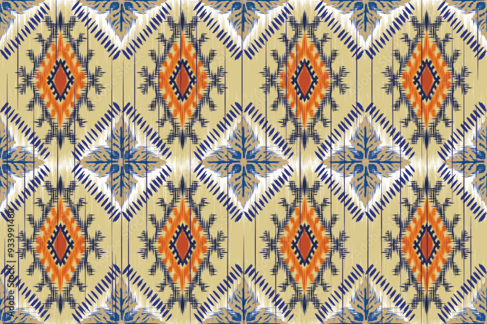 seamless knitted pattern ikat seamless knitted pattern ikat