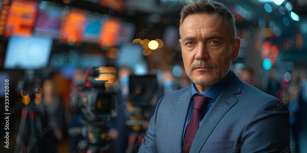 Obraz premium Portrait of a Confident Businessman
