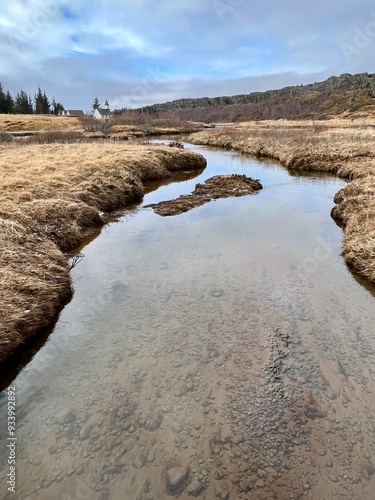 þingvellir National Park, Öxarárhólmi, Iceland