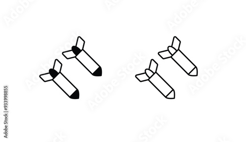 Ddos Attack icon design with white background stock illustration