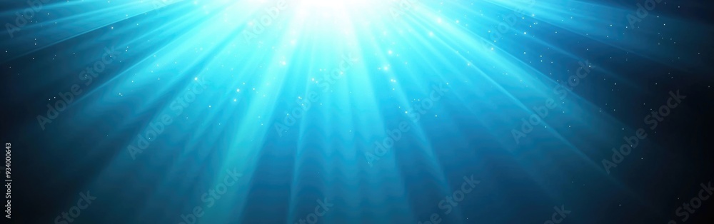 Bursting teal and mint rays create a dazzling visual effect against a dark backdrop Bursting teal and mint rays create a dazzling visual effect against a dark backdrop