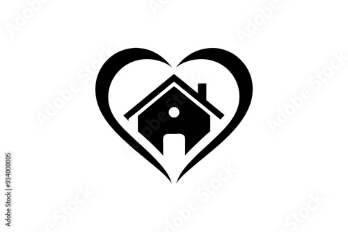 A minimalist Human Hearth Home Care logo design