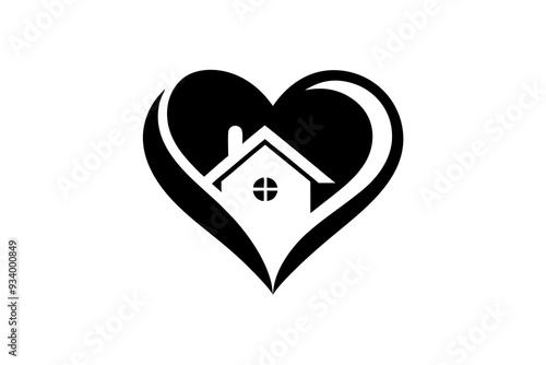 A minimalist Human Hearth Home Care logo design