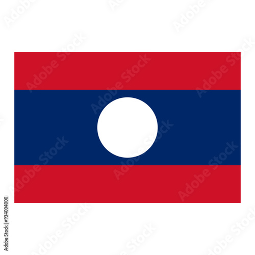 Free Download Flag of the Lao People's Democratic Republic, Laos national symbol - GFXLoad