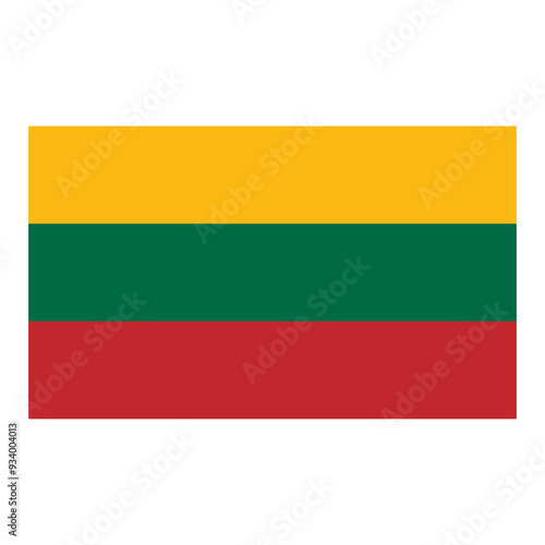Free Download Flag of Lithuania, national symbol - GFXLoad