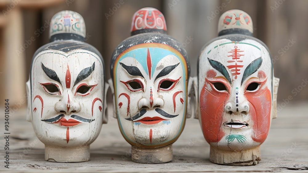 Chinese Peking Opera Faces Masks Chinese Peking Opera Faces Masks