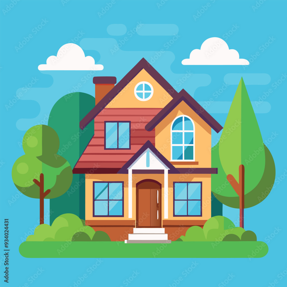 House Vector Design Illustration House Vector Design Illustration