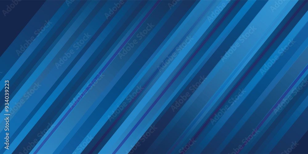 Obraz premium Abstract modern blue background. Techno stylist diagonal illusion background design