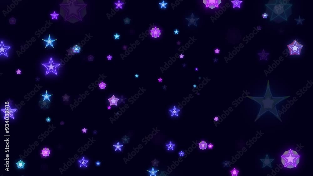 Smooth christmas stars animation with flying shapes and glowing in stroke each other Smooth christmas stars animation with flying shapes and glowing in stroke each other
