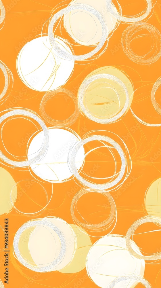 Circles, Balls, Spheres, Spirals, Yellow on Orange Background, Abstract Image, Texture, Pattern, Wallpaper, Cover and Screen of Smartphone, Cell Phone, Computer, Laptop, 9:16 and 16:9 Format Circles, Balls, Spheres, Spirals, Yellow on Orange Background, Abstract Image, Texture, Pattern, Wallpaper, Cover and Screen of Smartphone, Cell Phone, Computer, Laptop, 9:16 and 16:9 Format