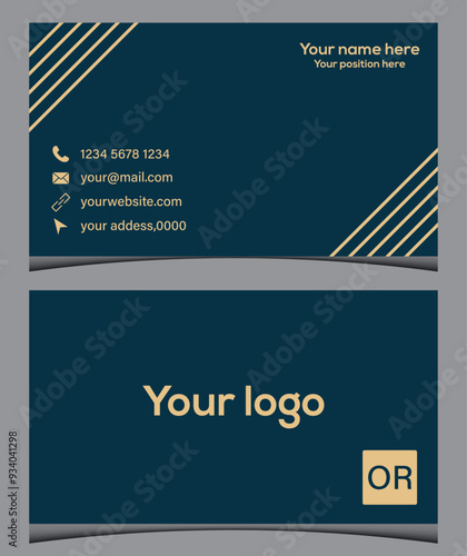 Creative, Modern, Eye catching luxury business card design