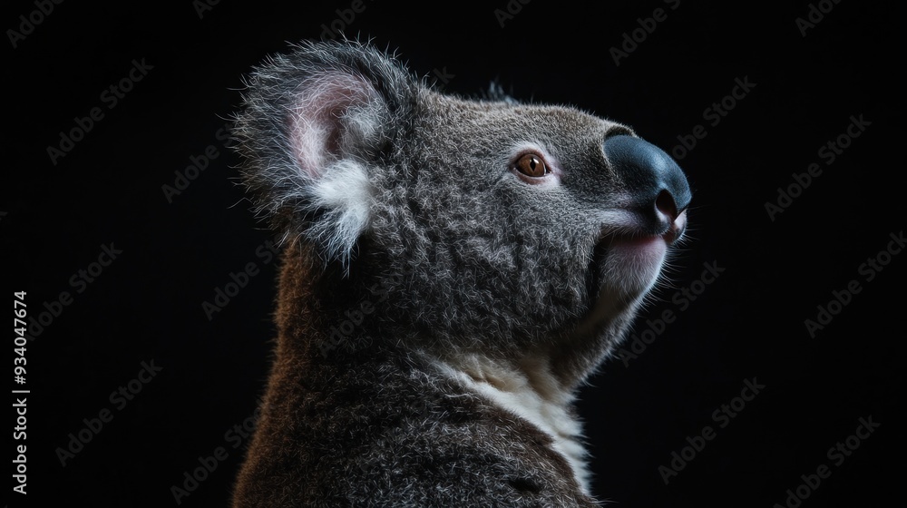 Koala Portrait: A Close-Up Look at a Sleepy Aussie Icon Koala Portrait: A Close-Up Look at a Sleepy Aussie Icon