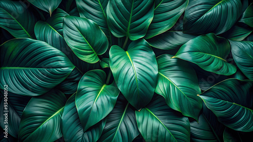 Wallpaper Mural Tropical palm Leaves summer background Torontodigital.ca